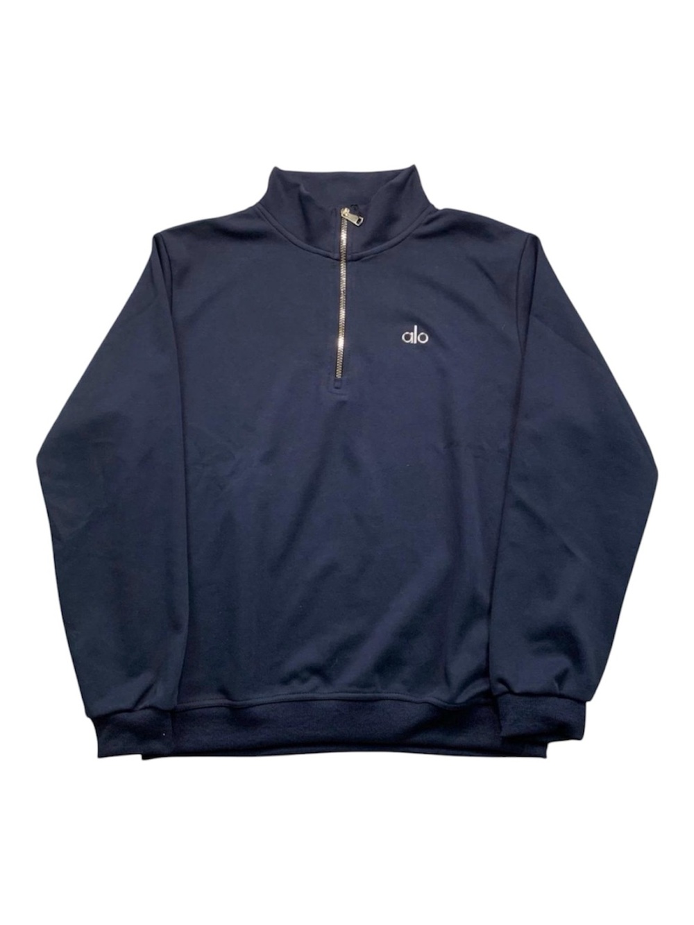 ALO Accolade Navy Half-Zip Sweatshirt Size Sm, Md, Lg Available
